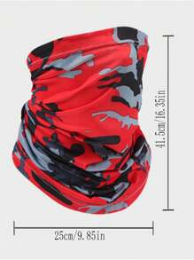 Sun Protective Anti UV Breathable Neck Gaiter For Outdoor Activities, Motorcycling, Bicycling, Sun Protection, 1pc Ski Mask