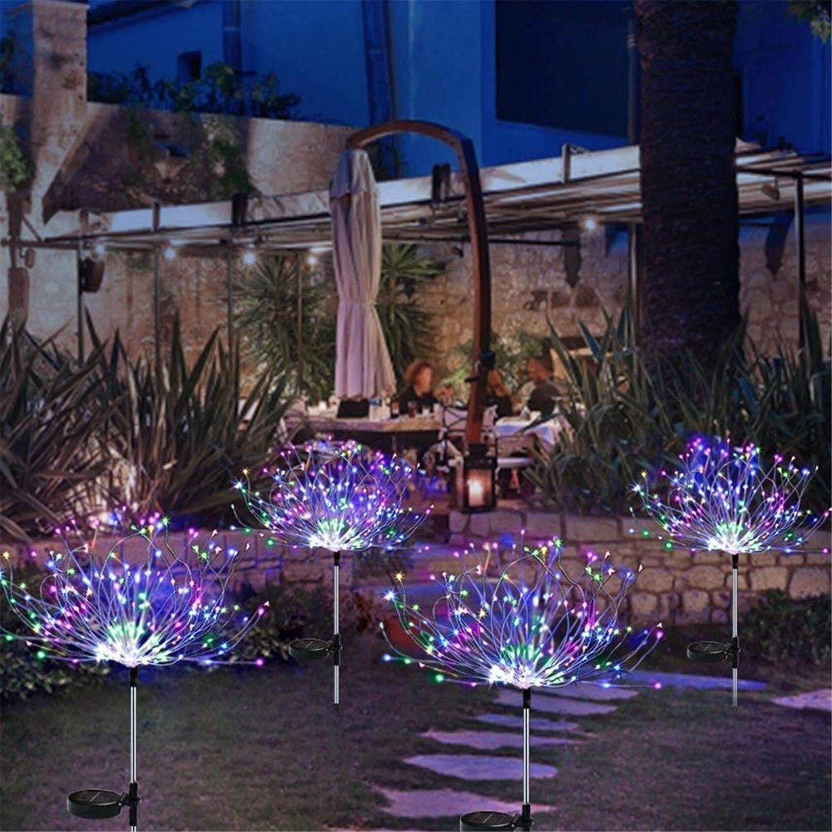 Nacome Luces Solares De Jardín Para Exteriores, Decoración De Paisaje, Decoración De Patio, Abejorro Impermeable (2 Unidades), Regalos Para Mamá Para Mujeres