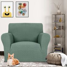 YSTYLE Sofa Cover 1/2/3/4 Seats With Armrests, Stretch Couch Cover, Heavyweight Winter Slipcover, Non-Slip Sofa Cover Washable - Green - View 6