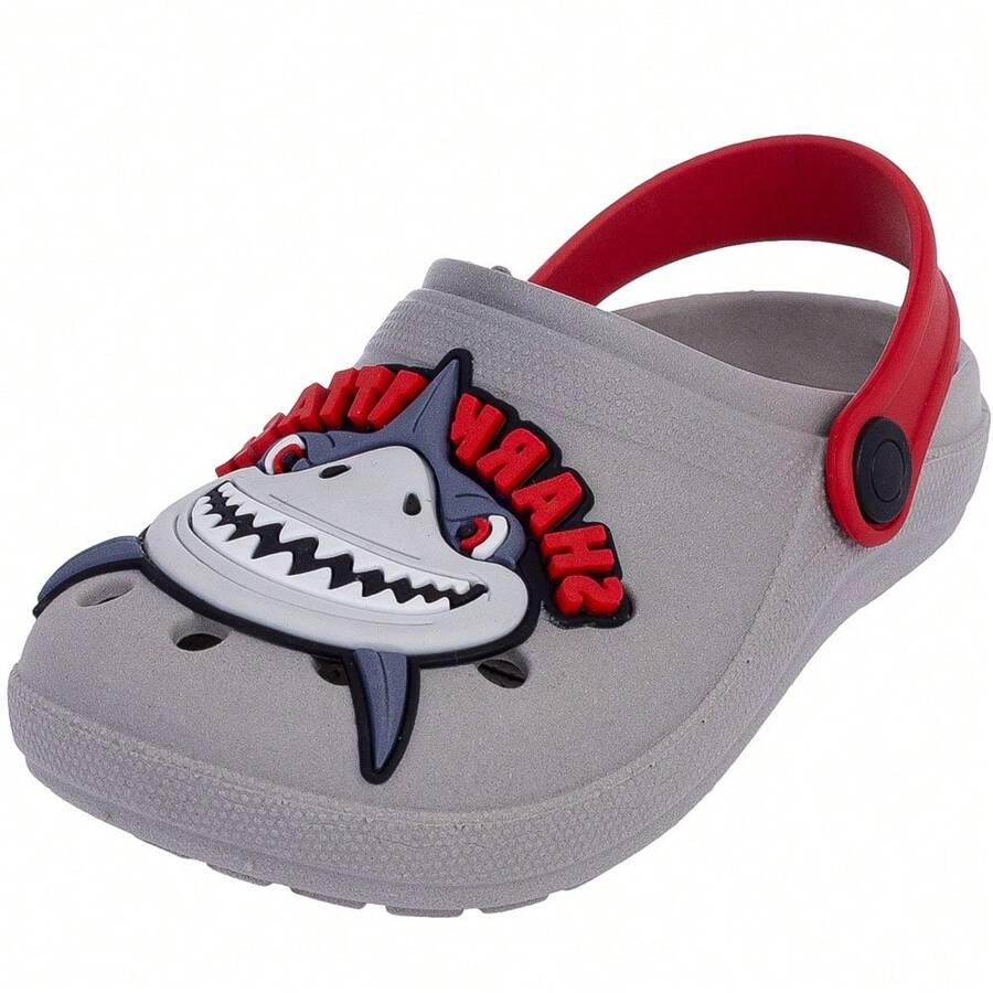 Kids Fashion Slippers - Xám - Xem 1