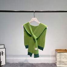 Của phụ nữ Dệt kim Khăn choàng , Hàn Quốc Phong cách Cổ điển Áo khoác  Đến , Áo sơ mi Và Giải trí - Nhiều màu - Xem 1