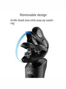 JIAWANG Afeidora Carga Rápida Rápida Y Cuerpo Lavable Con Stand-by Largo Cuatro En : Recortador Eléctrico Con Peine, Cortahairas, Cortanarices, Afeitadora Eléctrica Con Cabezal Desmontable Y Limpiador Facial, Cargador Para Automóvil Usb De Viaje. El Mejor Regalo Para El Día De San Valentín, Novio O Padre
