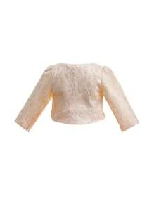 2件套少女蕾丝刺绣蝴蝶结薄纱优雅生日派对礼服套装，适合毕业典礼、正式场合，不含头饰 - 彩色 - 查看 11
