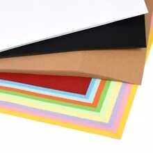 50 arkuszy 80 arkuszy Rozmiar 180gsm Gruby Kolorowy/Czarny/Biały Kraft Tektura , 10/20 Kolory Twardy Papier do tworzenia Dla Scrapbooking , Książka Pokrowce , Rysunek , Dzieło sztuki & DIY Projekty - Wielokolorowe - Zobacz 1