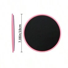 Core Sliders For Full-Body Workout - Exercise Sliding Discs ForAbdominal Training, Yoga, Fitness & Workout Accessories - Pink - View 8