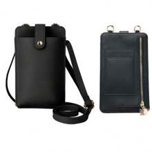 这款小巧的真皮单肩包/斜挎包/手机钱包轻便百搭。它采用拉链封口设计和可调节肩带，非常适合女性作为斜挎钱包使用。 - 彩色 - 查看 11