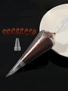 50克/袋 仿珍珠亮片胶水，适用于DIY发夹、手机壳、黏土工艺品、装饰品，附赠裱花嘴，夏季、学校适用 - 珠光奶油膠 - 查看 17