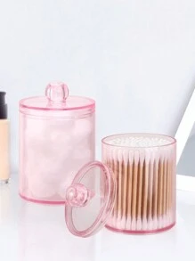 3M Bộ 4 món 10 Oz Q-Tip Holder, Hộp đựng bông trang điểm màu hồng, Hộp đựng và sắp xếp đồ dùng phòng tắm, Lọ đựng thuốc có nắp, Chỉ nha khoa, Cho ngày lễ bãi biển, Bộ sưu tập phòng tắm, Bộ sưu tập phòng ngủ, Dung tích lớn - Hồng - Xem 3
