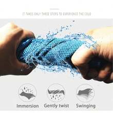 1 Miếng Icy Thể thao Phòng thể dục Sấy khô nhanh Mùa hè Mát mẻ Khăn tắm Đối với Thấm mồ hôi Và Nhiệt độ Giảm - Nhiều màu - Xem 2