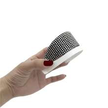 2pcs Bling Rhinestone Car Rearview Mirror Rain Eyebrow - Rain-Proof Artificial Diamond Cover For Cars