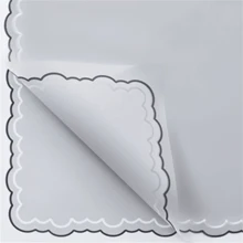 5 Stück/10 Stück/20 Stück wasserdichtes Blumenstraußeinwickelpapier, geeignet für Muttertagsgeschenke, Partydekorationen, Blumenladen-Artikel, Hochzeiten, Geburtstagsgeschenke, DIY - gold umrandet, koreanischer Stil mit Farbverlauf, einfarbig mit Roségold-Rahmen, Schulanfang am Valentinstag
