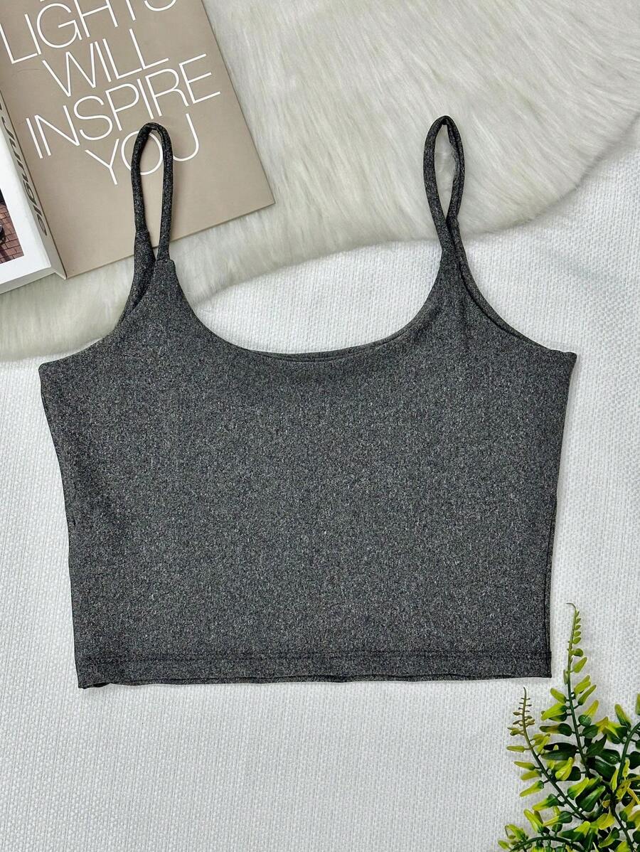 Women Tank Tops & Camis - Grey - View 1