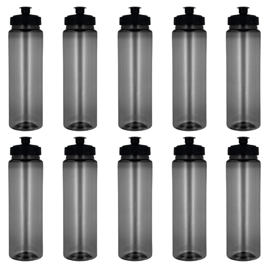 PromoClick Water Bottles - Black - View 1