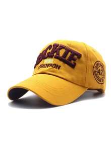 1頂中性時尚夏日帽,刺繡'jackie'字樣適合度假、旅遊、戶外活動和日常街頭使用 - 彩色 - 查看 5