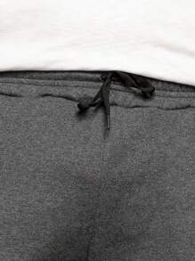 Men Sweatpants - 深灰色 - 查看 4