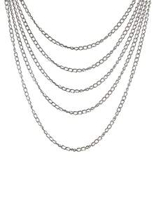 Layered Pants Chain Waist Chains For Women Jeans Chain Punk Cool Accessories - Silver - View 4