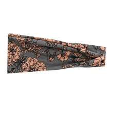 1pc Women's Fashionable Wide Headband For Yoga, Exercise, Elastic Turban Headwrap Hair Accessories Boho - Light Grey - View 3