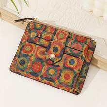 復古精美多卡位包葡萄牙橡木塞超薄超輕拉鍊小錢包包 - A - 查看 8