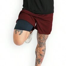 Men Outdoor Shorts - Rojo - Ver 4