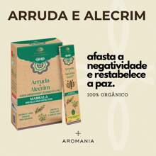 Incenso Massala Orgânico Arruda e Alecrim Parman Naturals - Afasta a Negatividade - Multicolorido - Visão 3