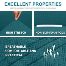 YSTYLE 沙发套 1/2/3/4 座位带扶手，弹力沙发套，厚重冬季沙发套，防滑沙发套可洗