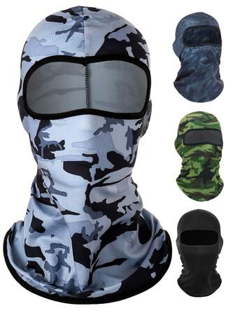 街头拉法帽滑雪面罩头罩全脸面罩防风面罩防晒紫外线围巾男士女士户外运动骑行帽万圣节