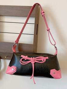 New Arrival High-End Sweet Cool Y2k Women's Bag, Versatile Individual Shoulder Bag, Unique Design Cross-Body Bag, Stylish Hand-Held Bag, Lipstick And Coin Pouch Included