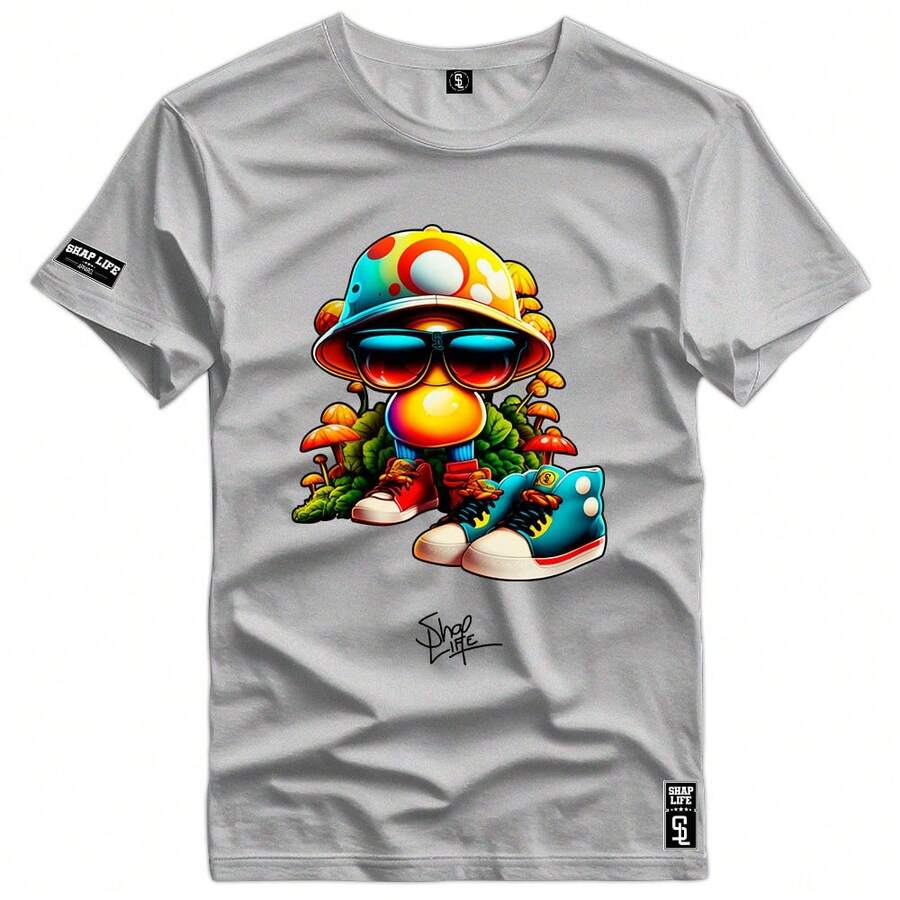 Men T-Shirts - 灰色 - 查看 1