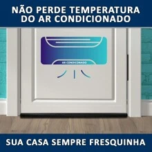Protetor de Porta Veda Porta Ajustável de até 90cm Marrom Veda a Entrada de Insetos e Poeira - Marrom - Visão 2