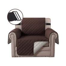 Protector Cubre Funda De Sofá Sillón Impermeable 1pieza - Café integral - Ver 1