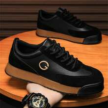 Herr Lågt skuren Fashionabel Mångsidig Enkel Skor - Svart - Visa 2