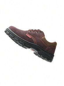 Calzado de tenis transpirable e informal para hombre,Zapatos de seguridad de obra antideslizantes con puntera de acero para hombre, resistentes al desgaste, antigolpes y antiperforaciones, zapatos de seguridad transpirables con suela blanda y cómoda - Negro - Ver 6