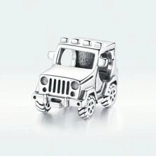 WOSTU 1pc 925 Sterling Silver Vintage Car Train Bead Cool Motorcycle Bicycle Pendant Charm Fit Women Female DIY Braclete And Necklace Fine Jewelry Making