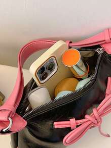 New Arrival High-End Sweet Cool Y2k Women's Bag, Versatile Individual Shoulder Bag, Unique Design Cross-Body Bag, Stylish Hand-Held Bag, Lipstick And Coin Pouch Included