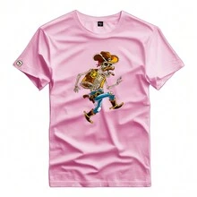 Men T-Shirts - 粉色 - 查看 1