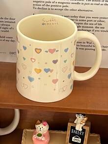 Una tazza a forma di cuore che ti regala una romantica e creativa tazza d\"acqua, adatta per caffè, ristoranti e salotti. - Tazza colorata dell'amore - Visualizzare 6