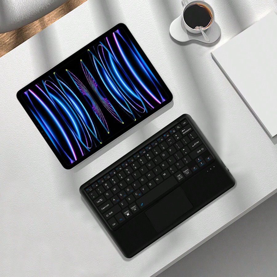 1 Pc Black Compatible With Ipad IPhone Keyboard Wireless Keyboard