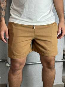 Men Shorts - 白色 - 查看 2