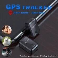 Rastreador GPS mini con imán fuerte, posicionamiento WIFI anti-robo para automóvil, localizador GPS, control de aplicación, batería incorporada, protección de cerca, seguimiento inteligente para mascotas y anti-pérdida de la familia - Negro - Ver 2