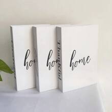 Set de 3 libros falsos para decoración, libros decorativos falsos de diseño de lujo modernos para decoración de estantería del hogar, estanterías, sala de estar, decoración de mesa de centro, mejor regalo