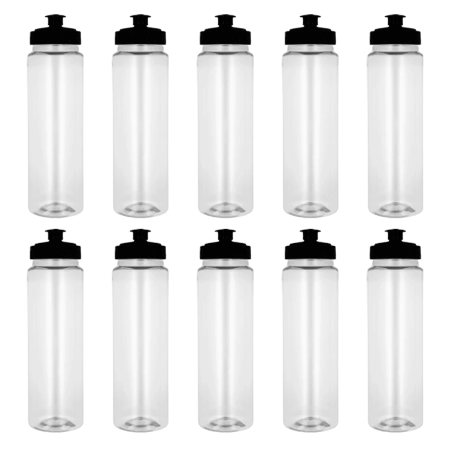 PromoClick Water Bottles - Clear - View 1