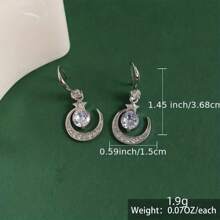 1 Par Brincos Fashion Criativos Estilo Bohemian Com Design Lindo E Único, Adequados Para Uso Diário De Mulheres