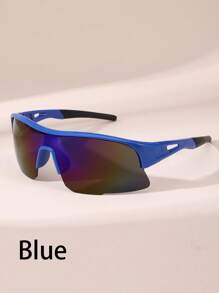 1 件户外骑行运动时尚眼镜，适合跑步、登山等。街头遮阳配件海滩配件眼镜遮阳镜，适合夏季海滩度假、户外、旅行 - 彩色 - 查看 12