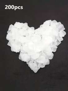 200 片/400 片/1000 片人造玫瑰花瓣，浪漫之夜派对婚礼装饰用品，非常适合情侣 DIY 工艺品和约会装饰情人节