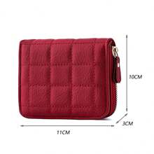 Billetera Dama Chica Billeteras De Dama Monederos Para Mujer - Rojo - Ver 5