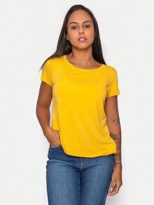 Women Tank Tops & Camis - 黃色 - 查看 4