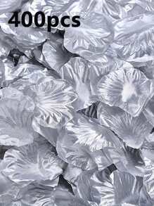 200 片/400 片/1000 片人造玫瑰花瓣，浪漫之夜派对婚礼装饰用品，非常适合情侣 DIY 工艺品和约会装饰情人节