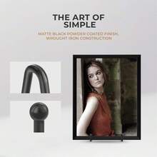 6 Inch Stand Plate Stands For Display - Metal Frame Holder Stand Picture, Decorative Plate, Book, Photo Easel - Black - View 7