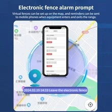 Rastreador GPS mini con imán fuerte, posicionamiento WIFI anti-robo para automóvil, localizador GPS, control de aplicación, batería incorporada, protección de cerca, seguimiento inteligente para mascotas y anti-pérdida de la familia - Negro - Ver 6