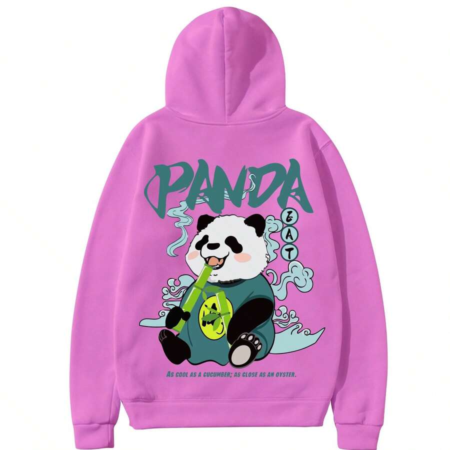 Men Sweatshirts - Màu Hồng Tươi - Xem 1